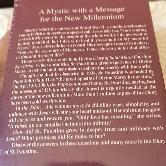 Divine mercy in my soul - Dairy of St Faustina - Picture 2 of 3